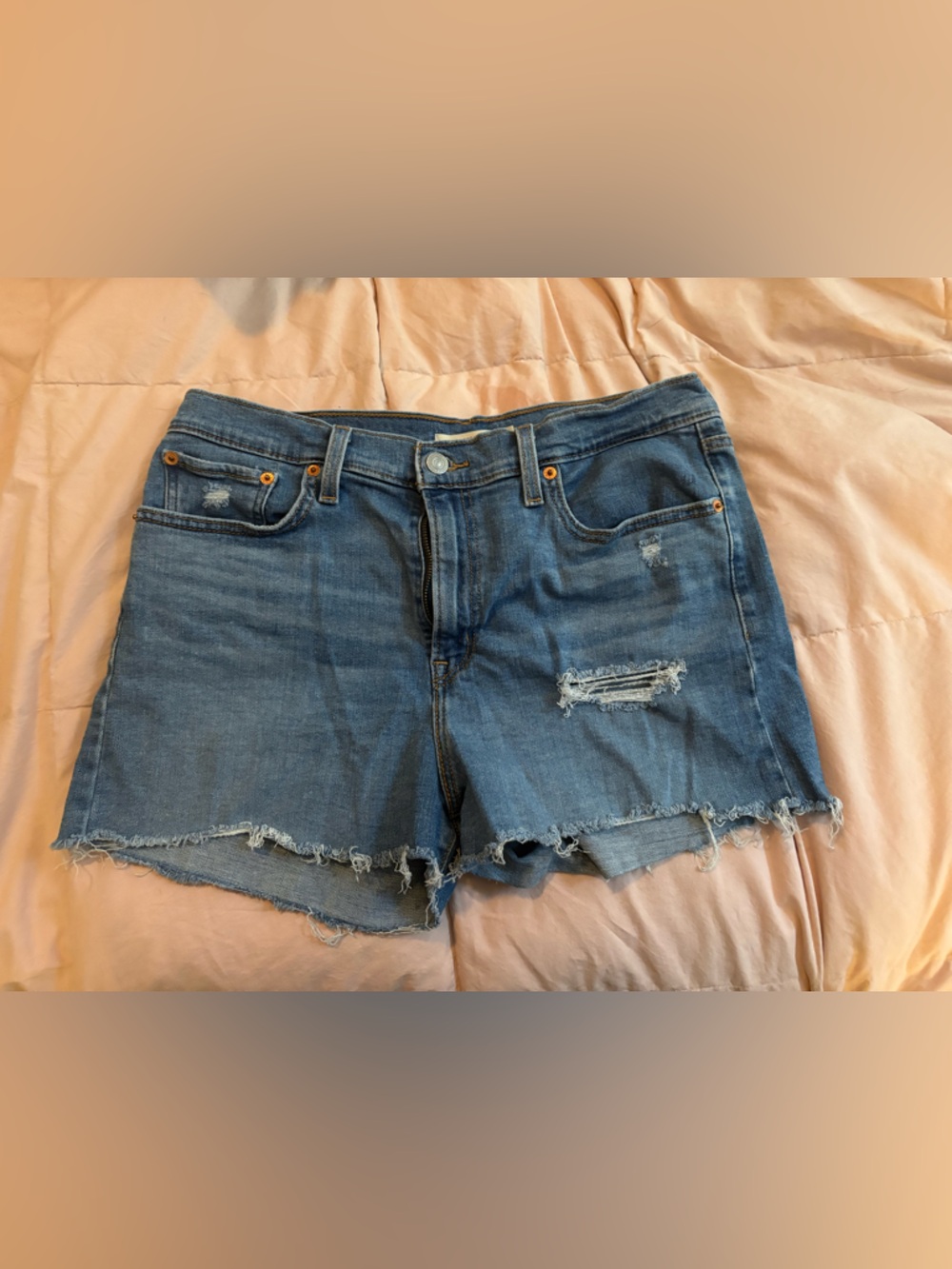 Levi’s High Rise Jean Shorts